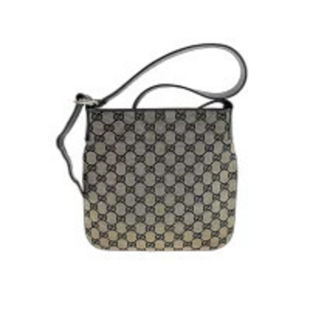 Gucci GG Canvas Shoulder Bag Black